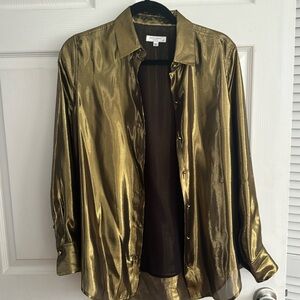 Beautiful gold equipment, brand small blouse-fun for a festive party